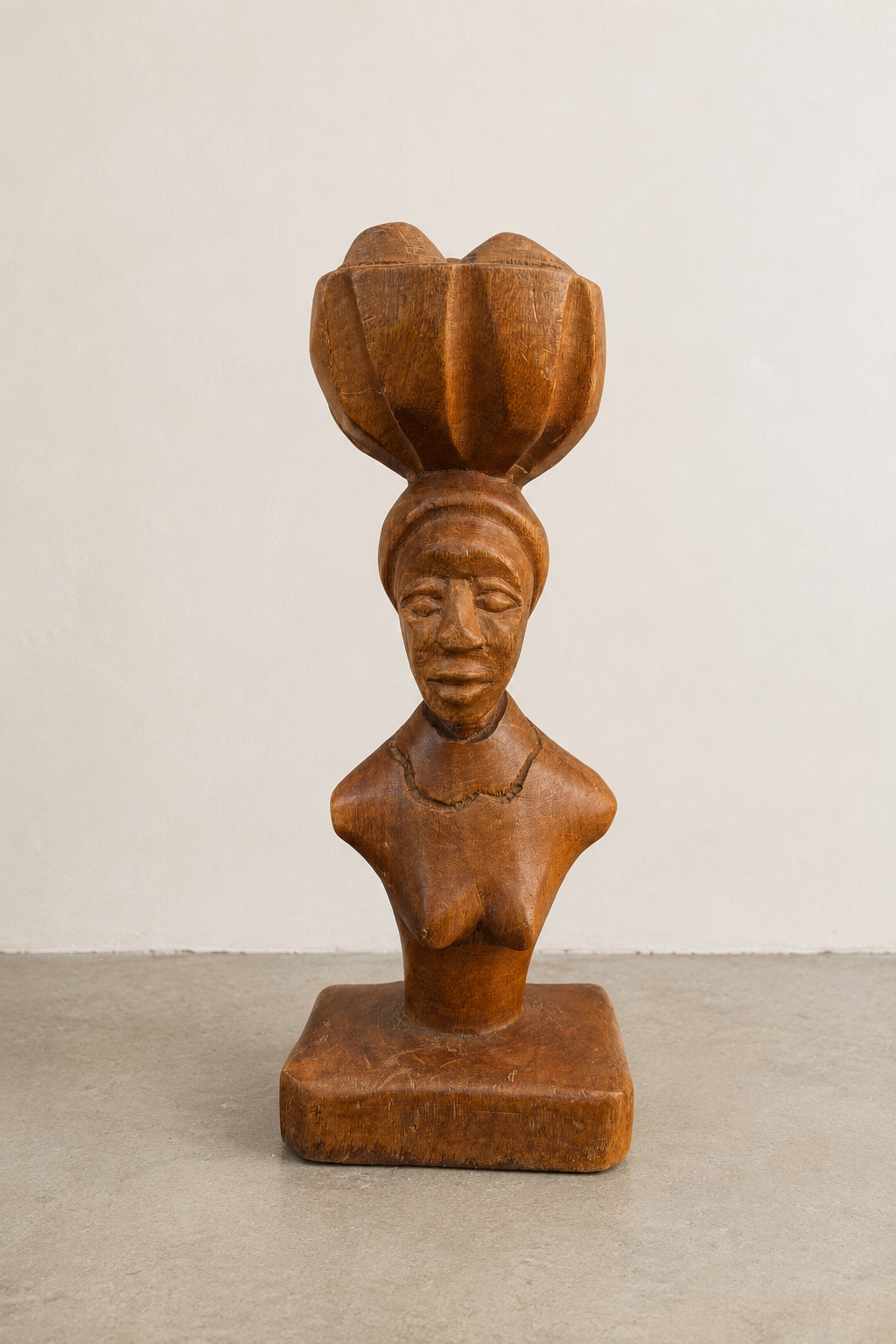 Hand Carved Wood Sculpture