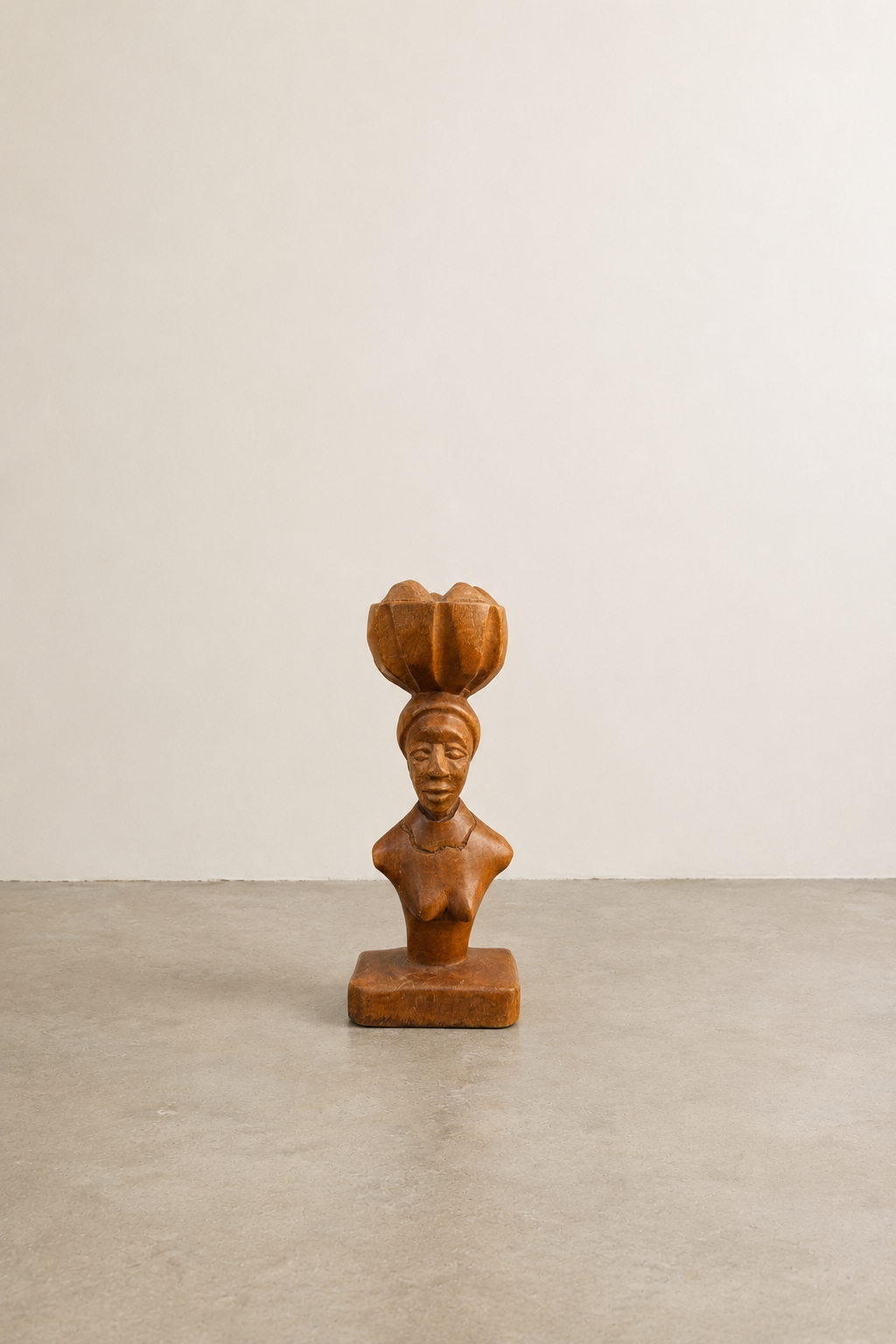 Hand Carved Wood Sculpture