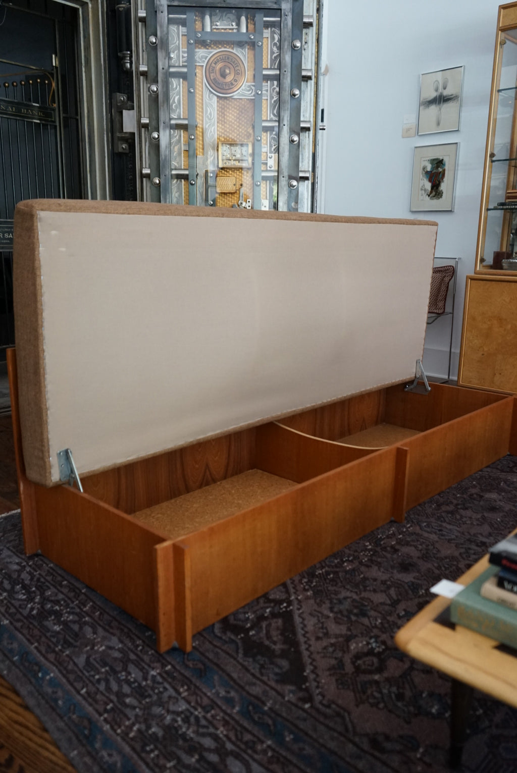 Danish Teak Storage Sofa