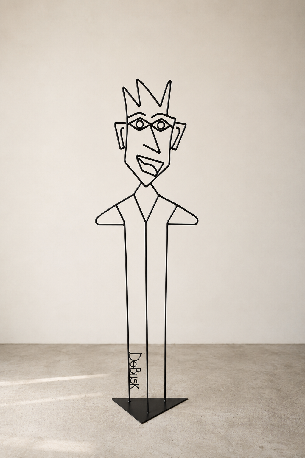 Barrett DeBusk Postmodern Iron Sculpture