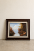 Vintage Signed Landscape Oil Painting