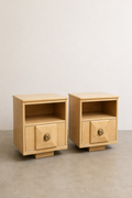 Mid Century Maple Nightstands