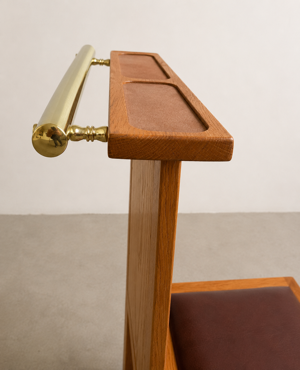 Mid Century Modern Oak Valet Chair