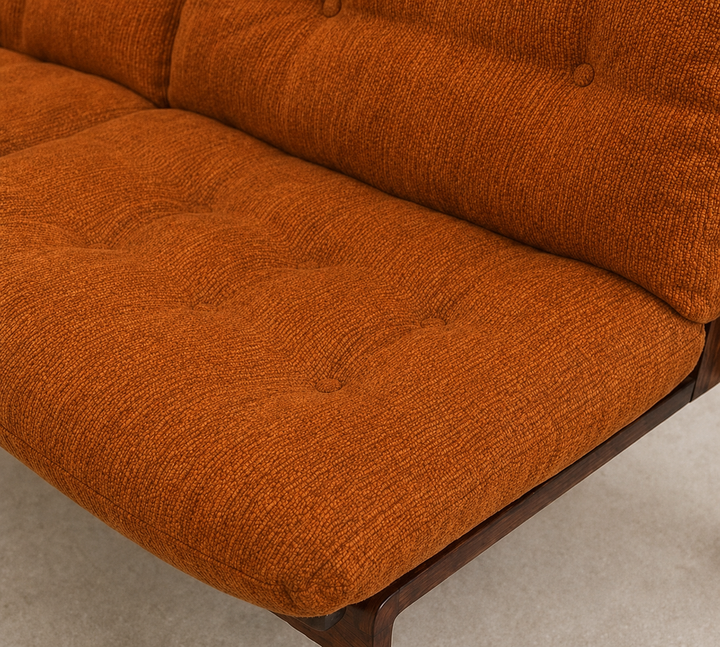 1970s Scandinavian Rosewood Sofa