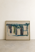 Signed Acrylic On Canvas, est. 1970s