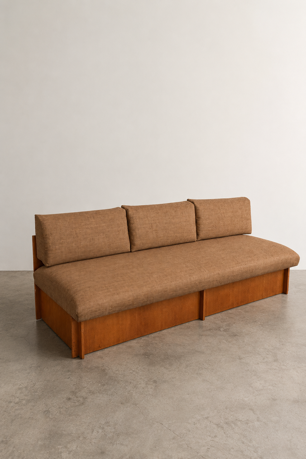 Danish Teak Storage Sofa