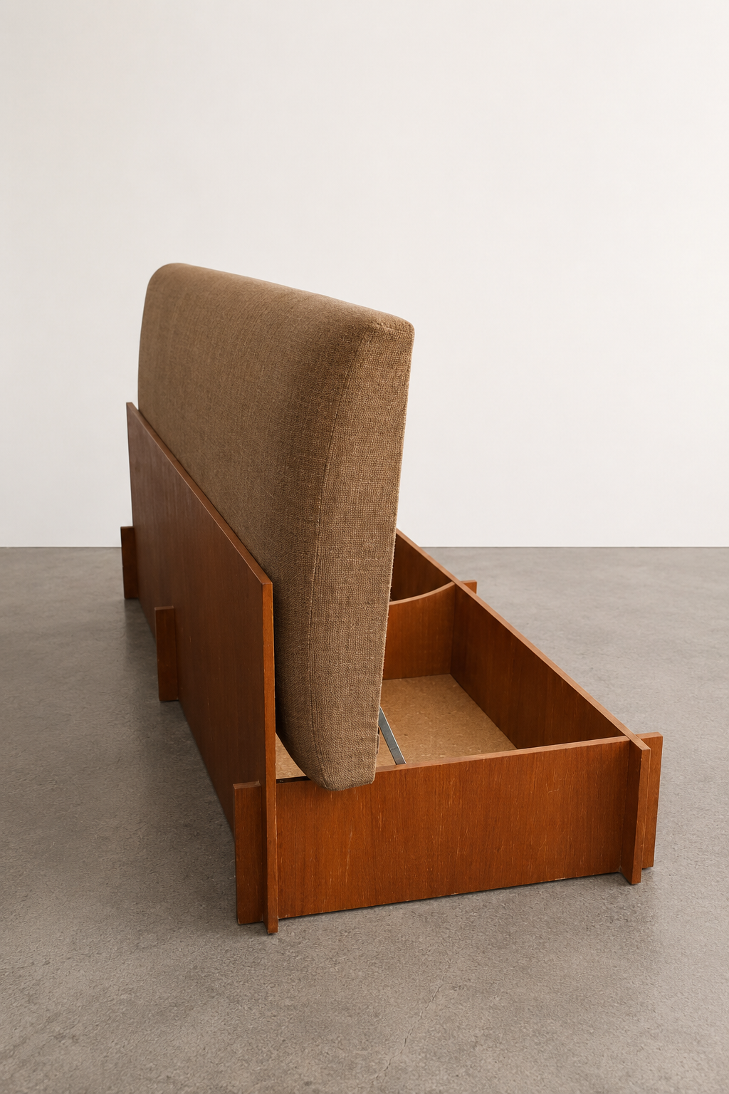Danish Teak Storage Sofa